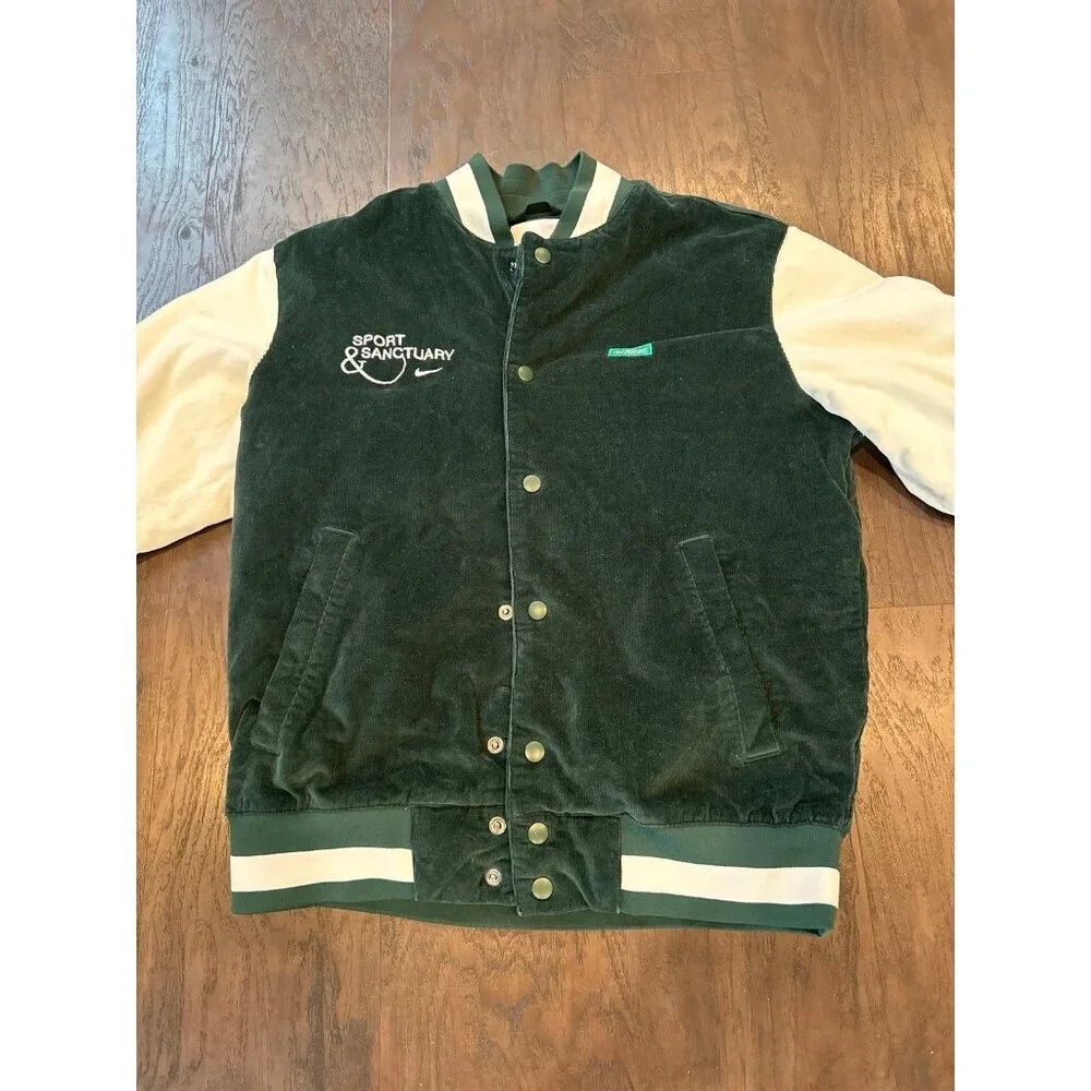 Nike Sport Sanctuary Jacket Running Green Wellness Dept. FB9972-397 size Small‎